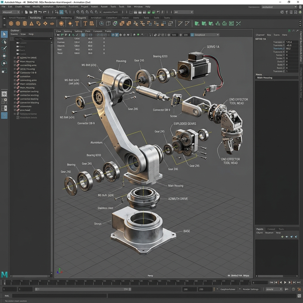 3D Assembly & Internal Views